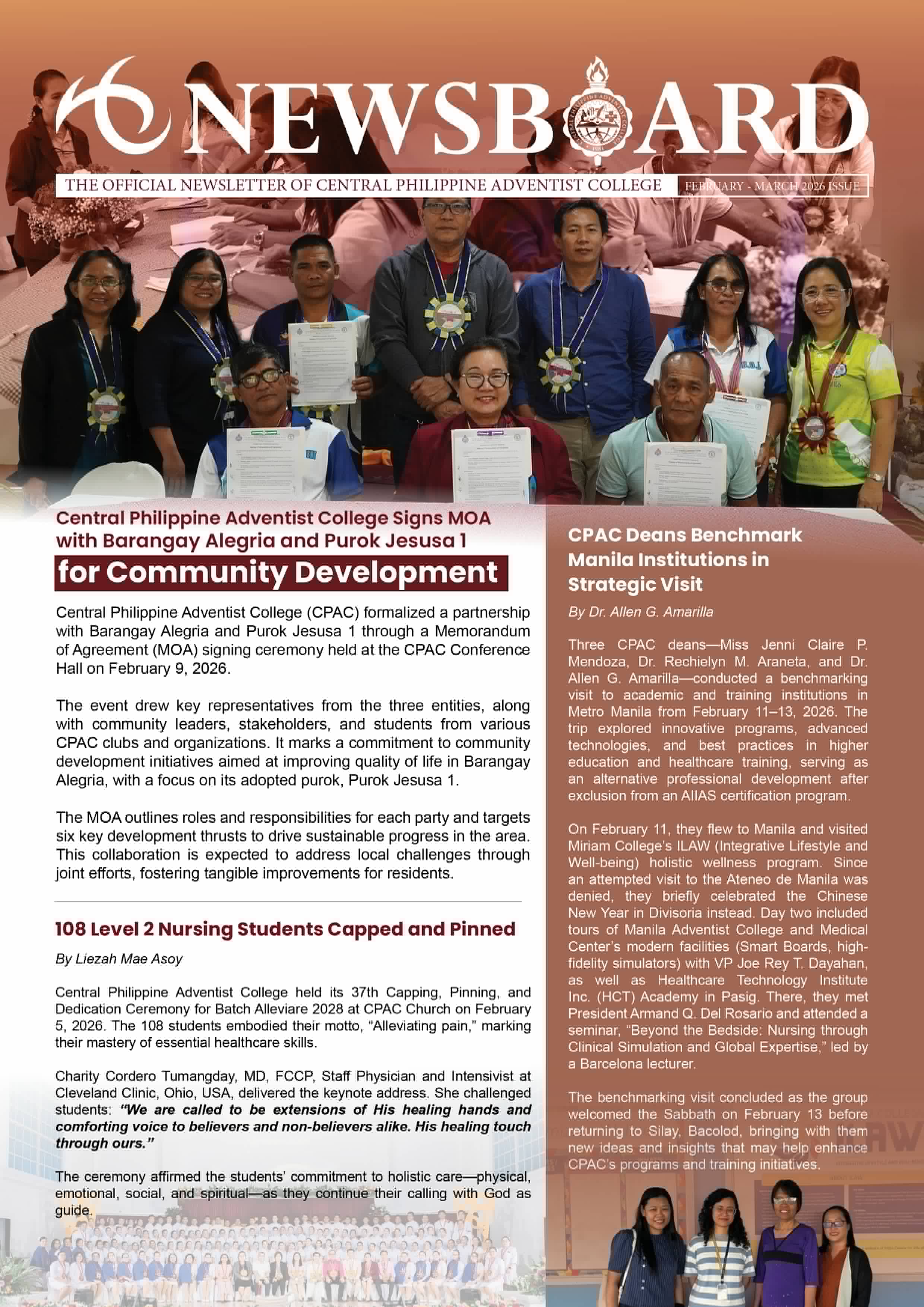 Newsboard February-March 2026, page 1